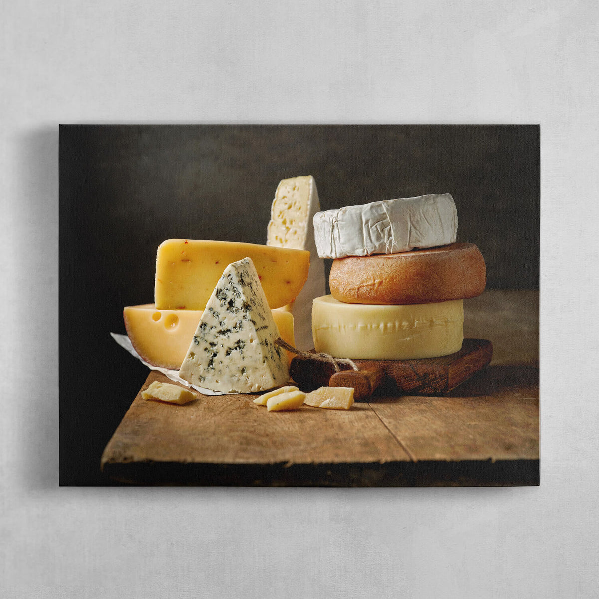 Cheeses On A Table
