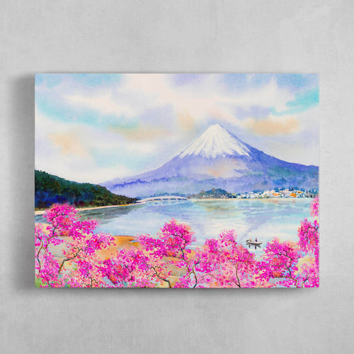 Mount Fuji In Spring