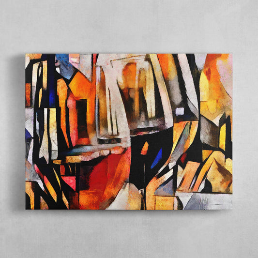 Abstract Wine Glasses
