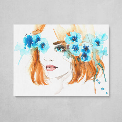 Her Blue Flowers