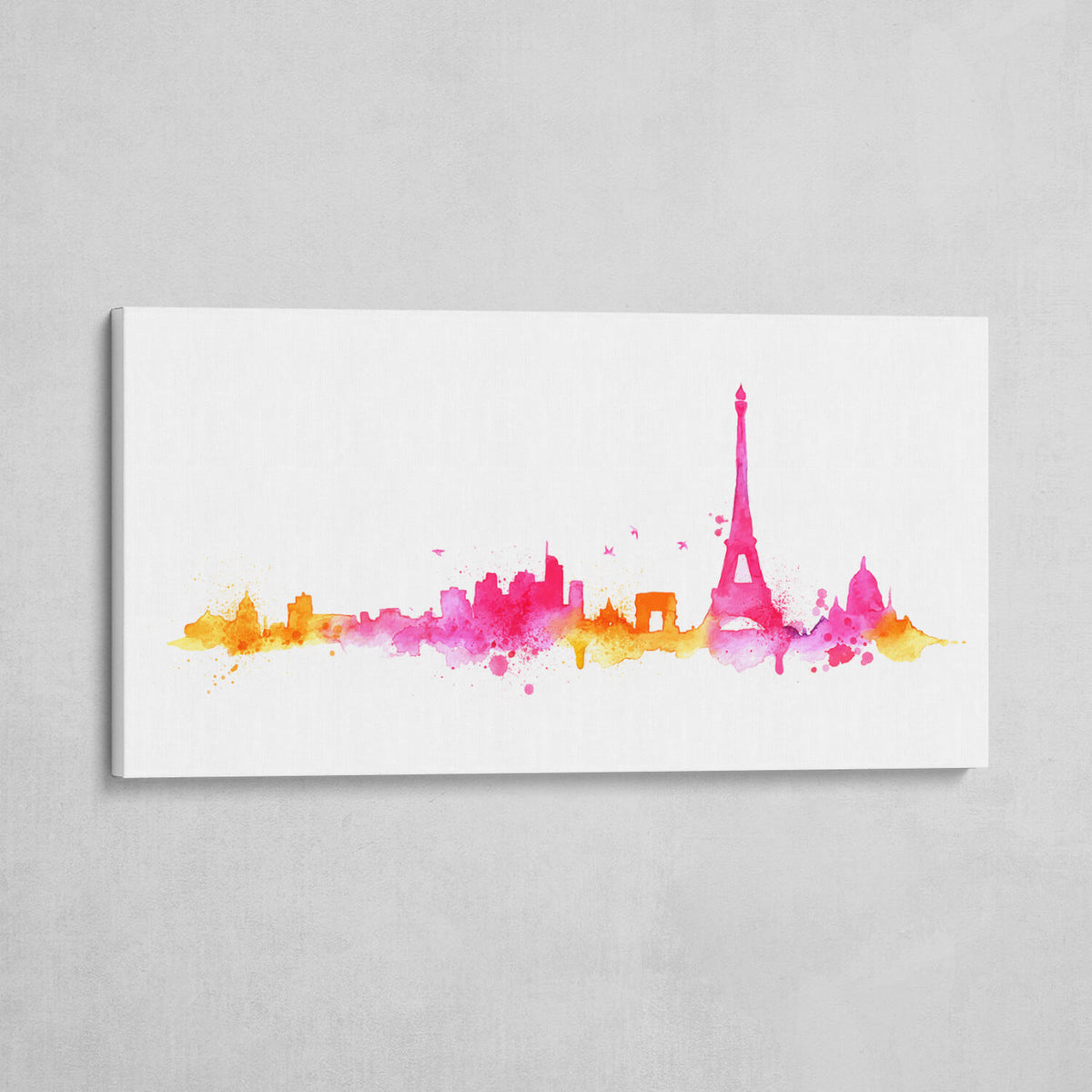 Colorful Paris Skyline