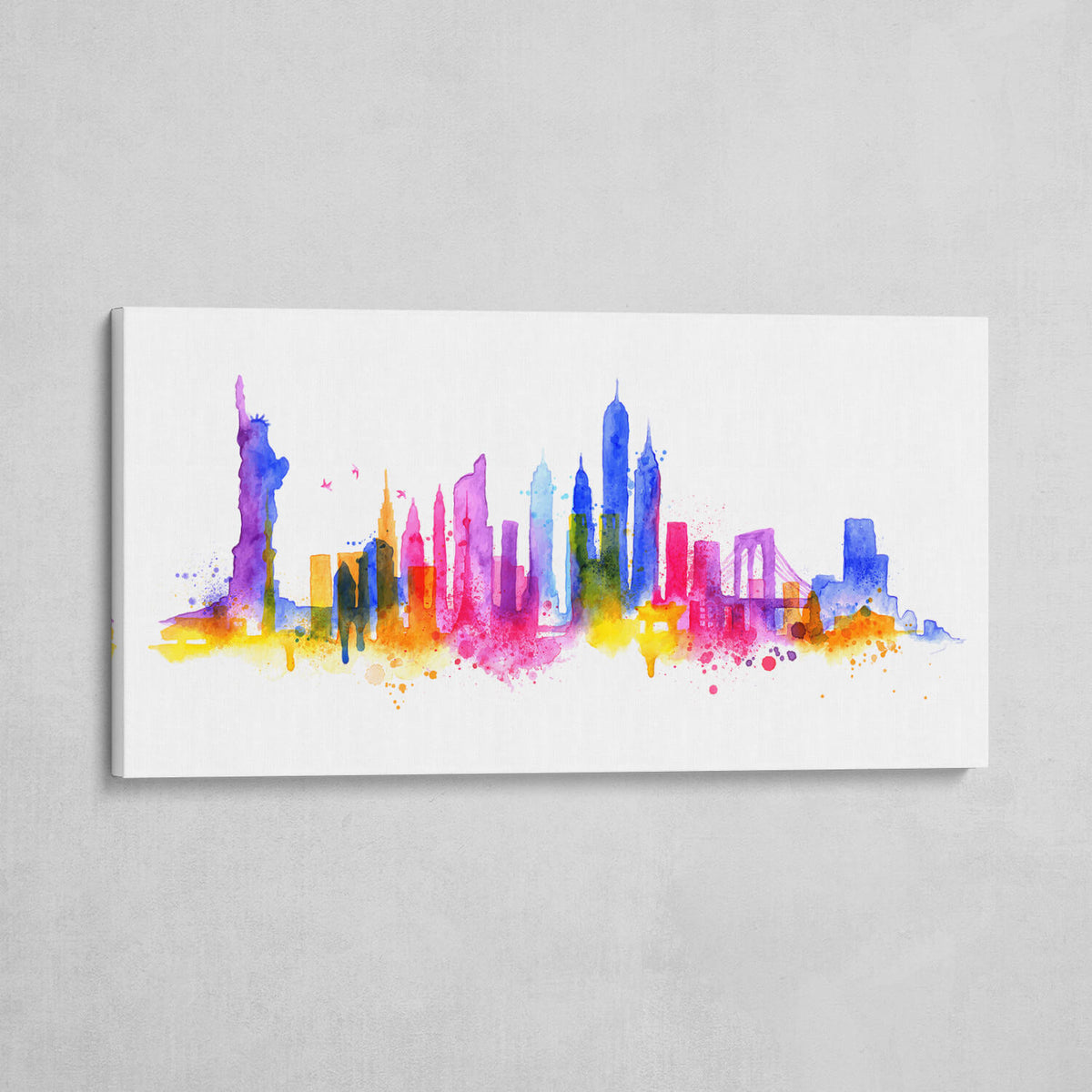 Colorful New York Skyline