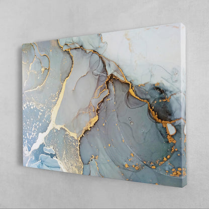 Gray And Gold Marble