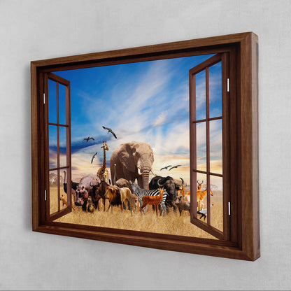 Window To The African Animals