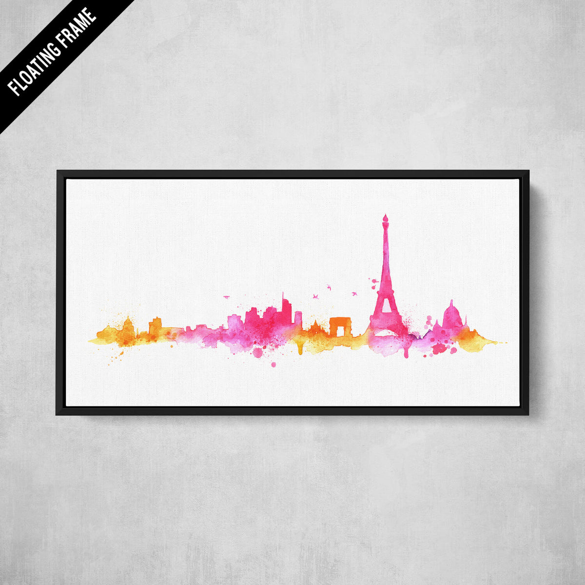 Colorful Paris Skyline