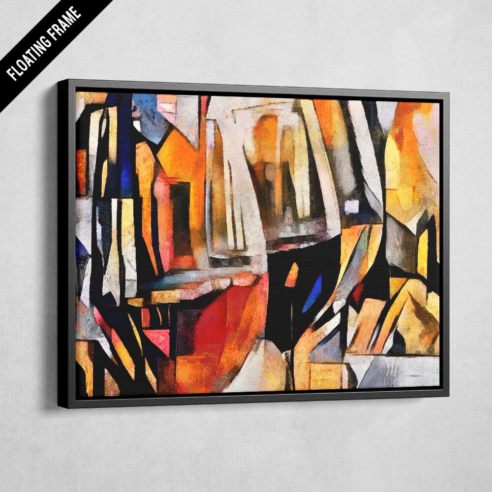 Abstract Wine Glasses
